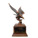 Picture of Striking Eagle Bronze Resin Sculpture