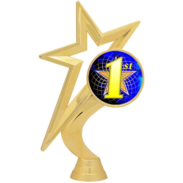 Gold Star Figure - Mylar Holder - 1st Place [+$1.50]